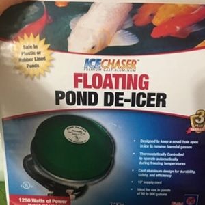 Floating aluminum Pond De Icer 1250 watt